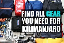 Kilimanjaro Climbing Gear Kilimanjaro Climbing Gear